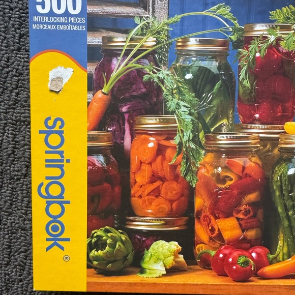 Springbok 500 pc Canned Vegetables - Picture 2 of 2